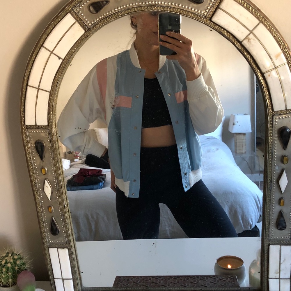 Vintage Pastel Windbreaker